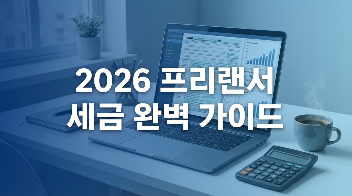 2026 프리랜서 세금 완벽 가이드: 3.3% 원천징수부터 종합소득세 신고까지