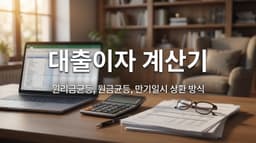 대출이자 계산기