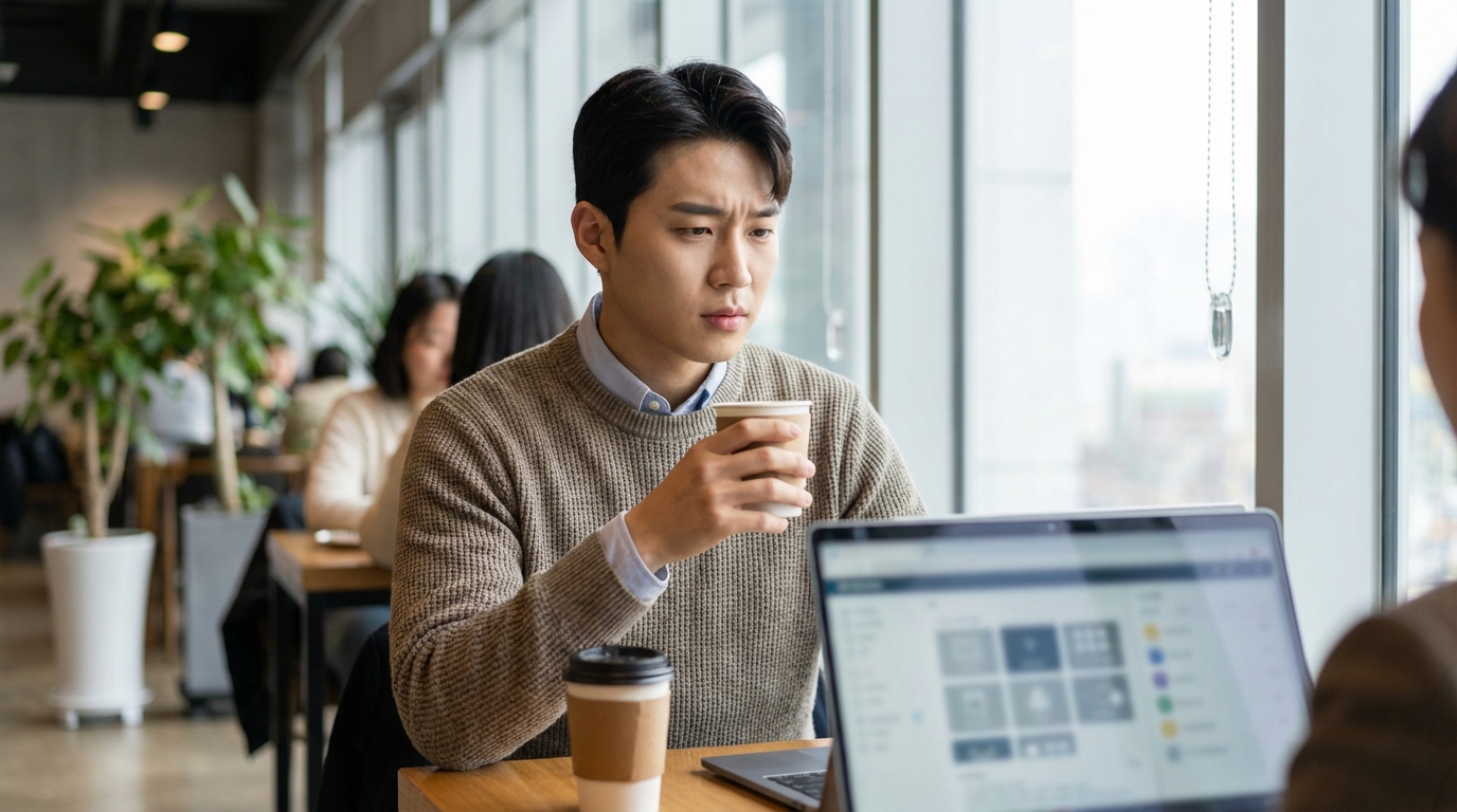 구직 중인 청년 근로자