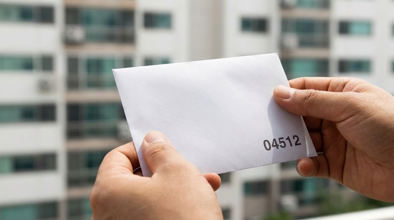 우편번호가 적힌 봉투